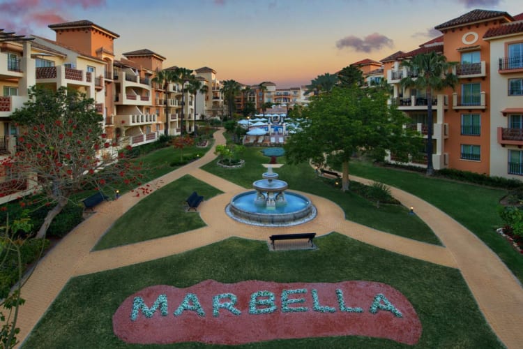 Exterior courtyard view